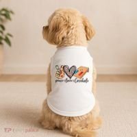 2pNJ Peace Love Cornhole Board Bag Toss Game Cornhole lover Doggie Tank thumb 2