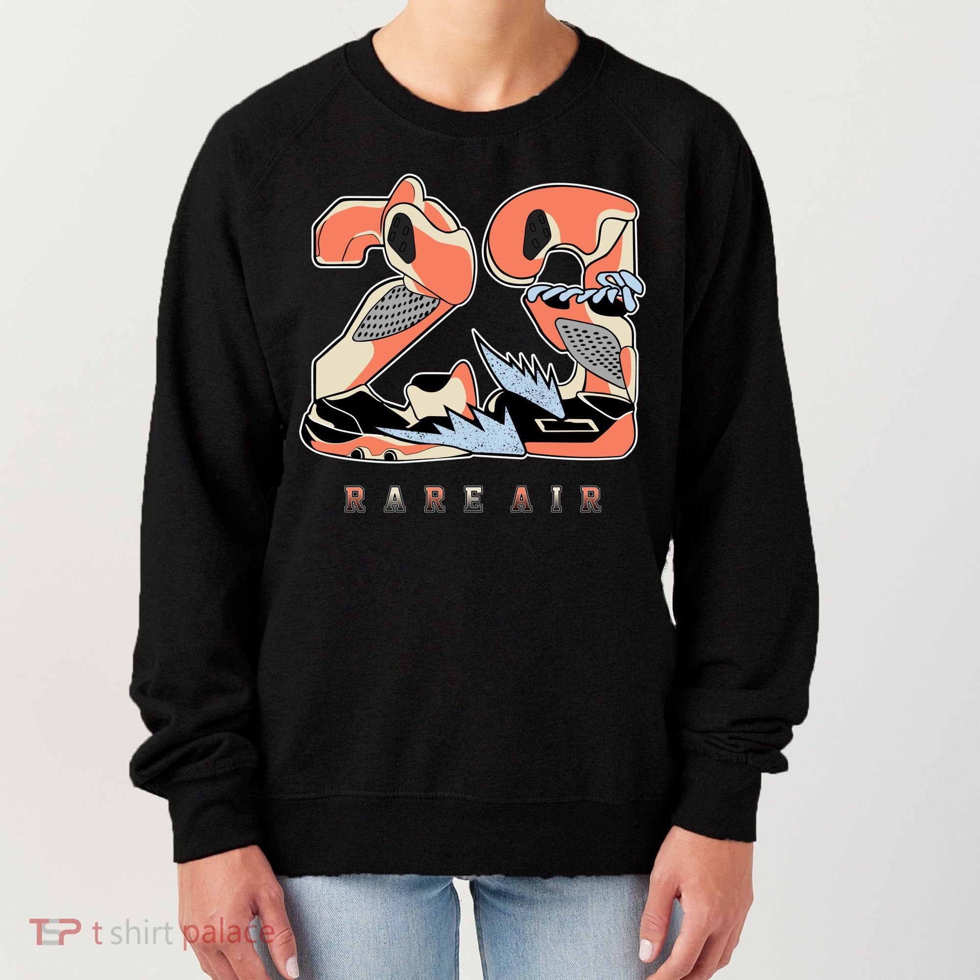 23 Rare Air Crimson Bliss 5s Matching Women's Sweatshirt