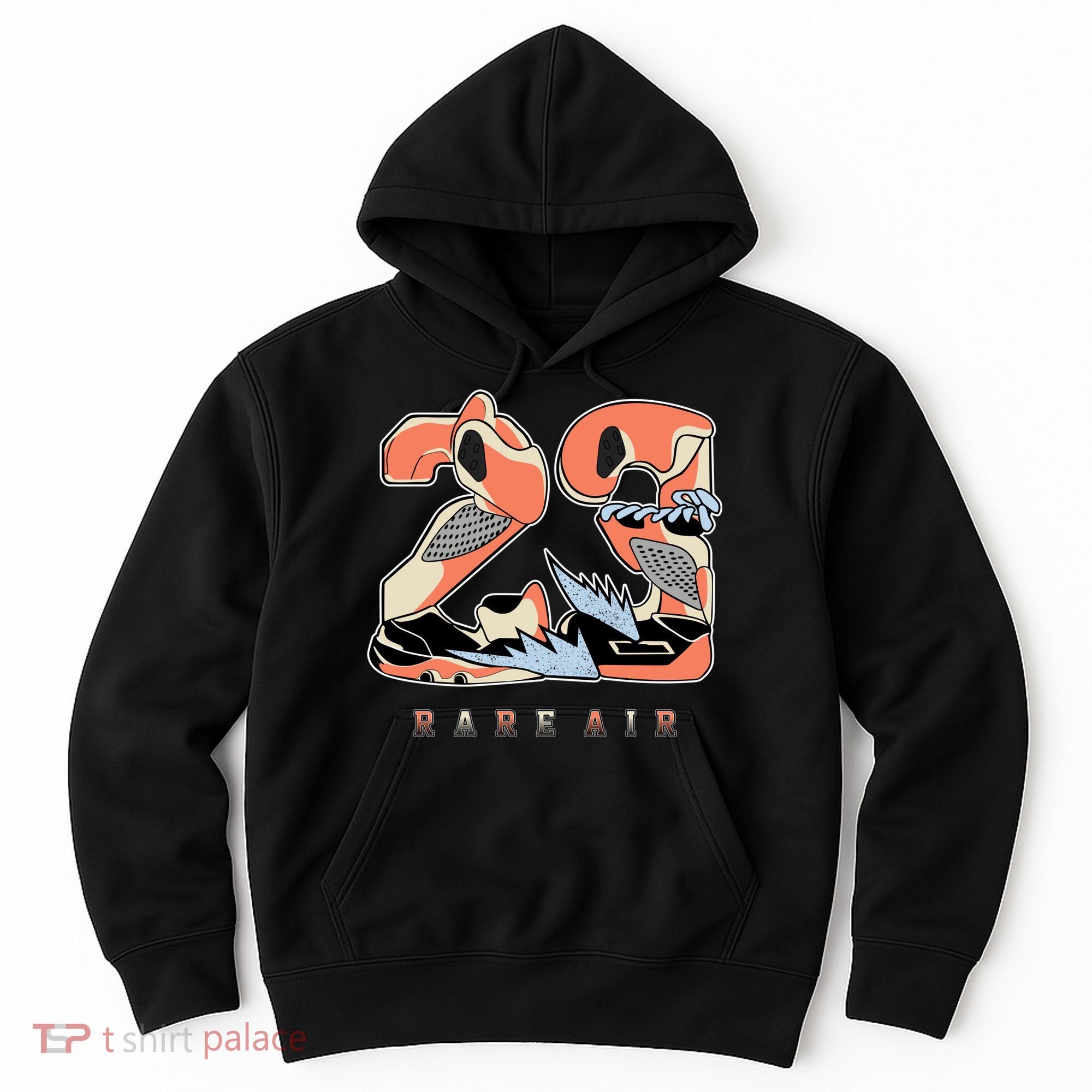 23 Rare Air Crimson Bliss 5s Matching Hoodie