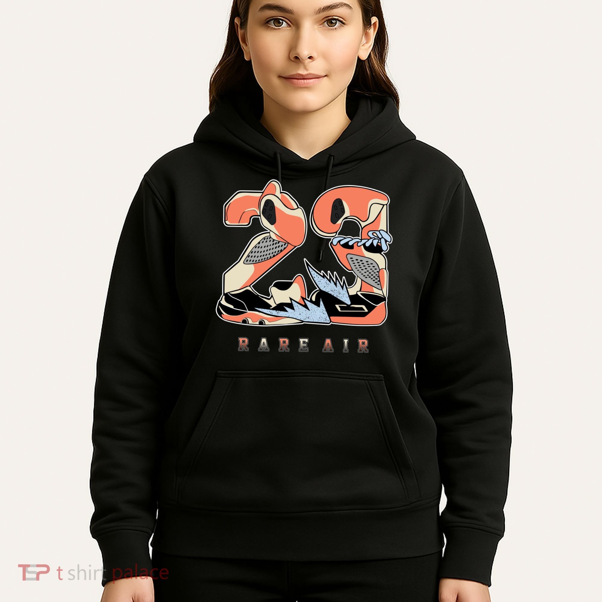 23 Rare Air Crimson Bliss 5s Matching Hoodie