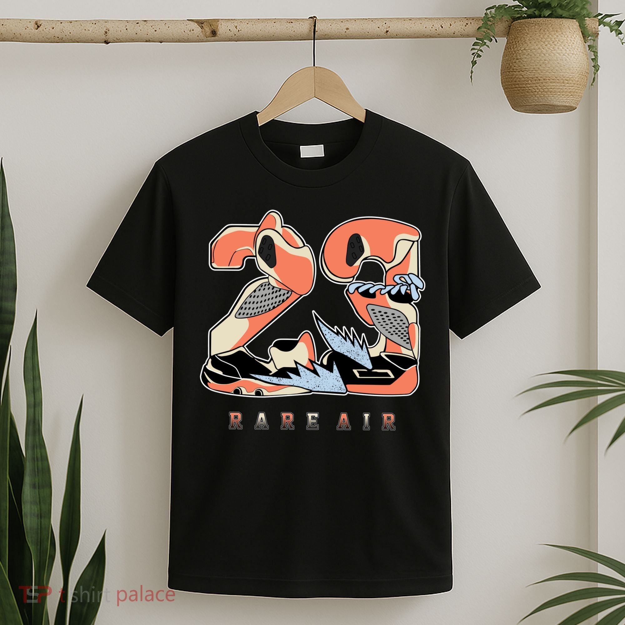 23 Rare Air Crimson Bliss 5s Matching T-Shirt