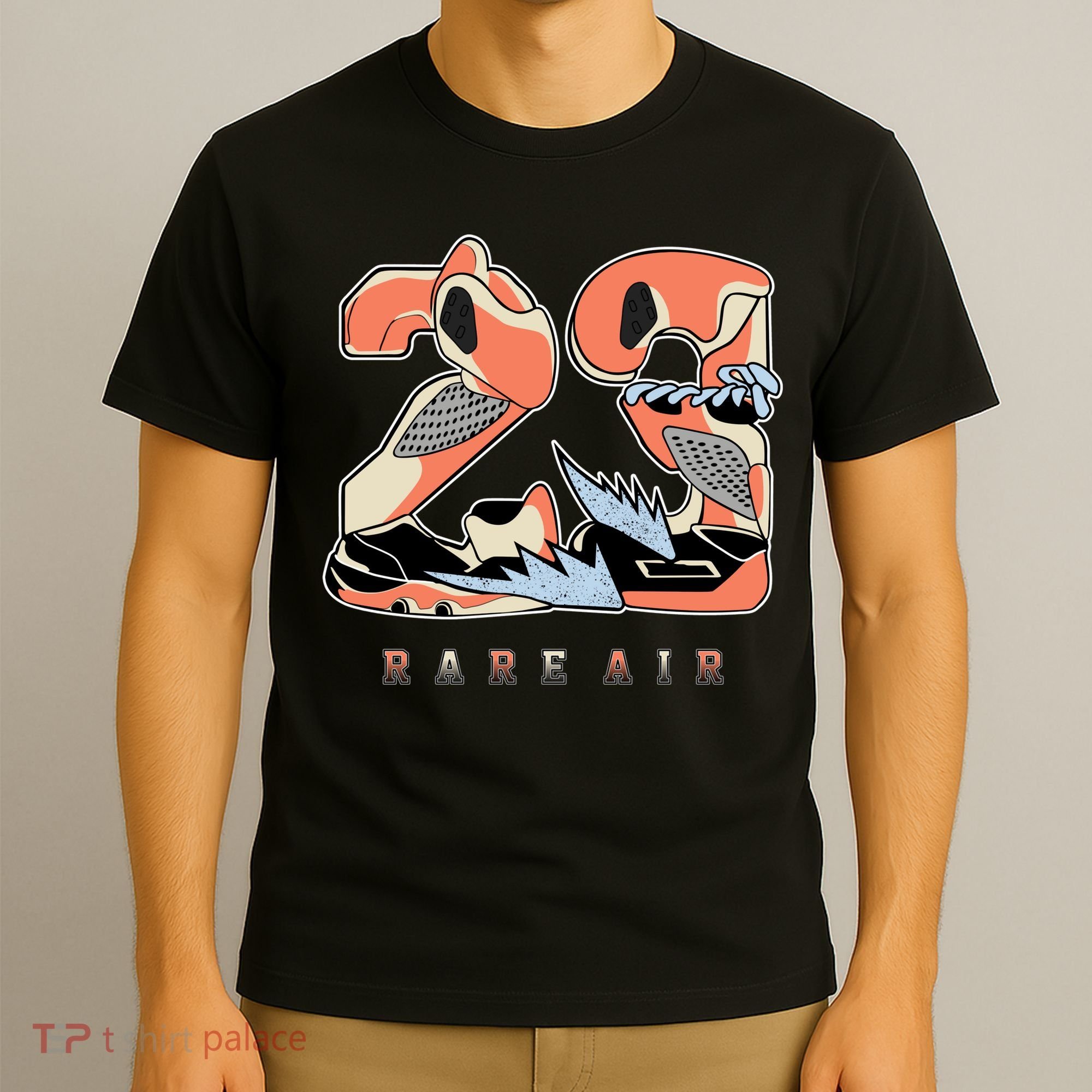23 Rare Air Crimson Bliss 5s Matching T-Shirt