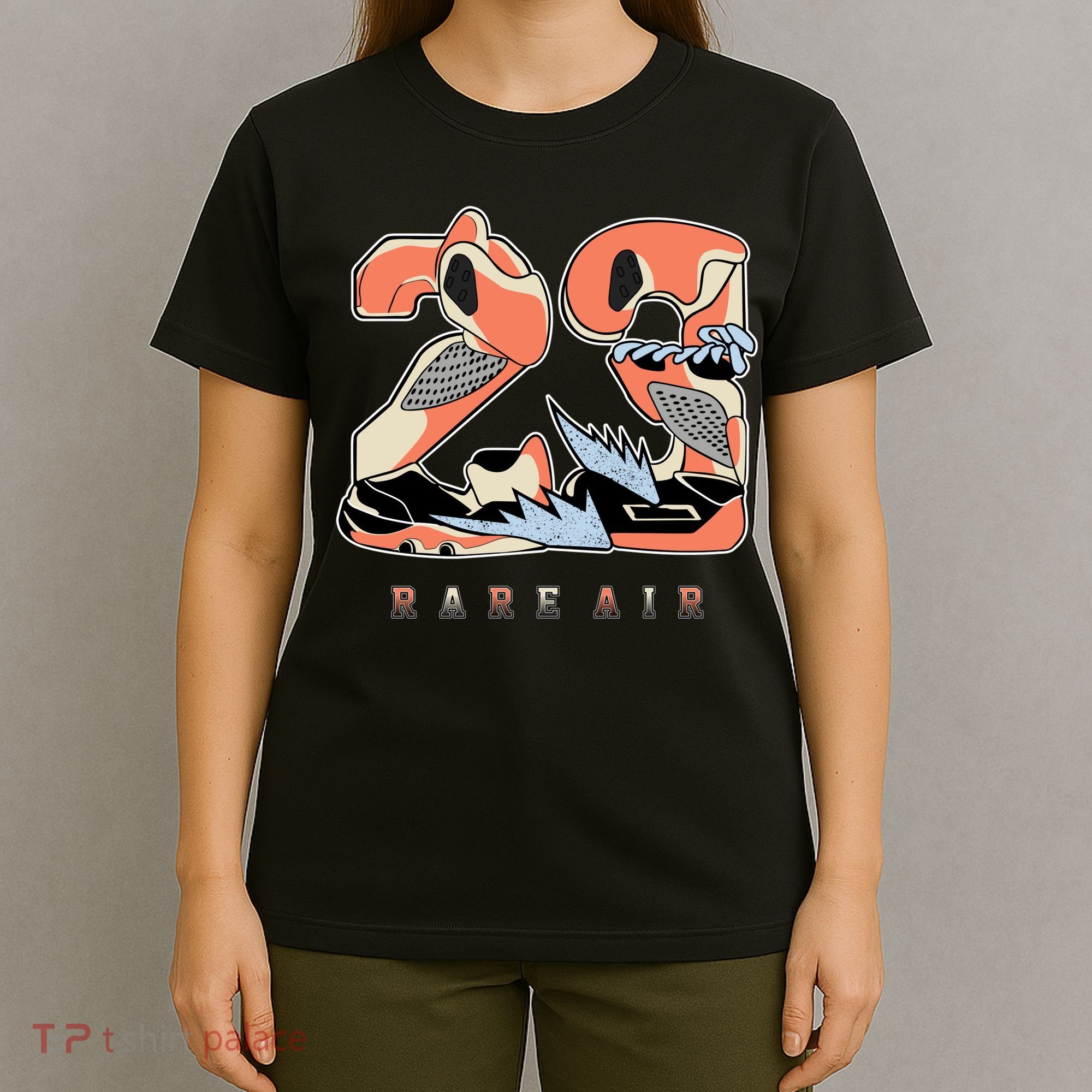 23 Rare Air Crimson Bliss 5s Matching T-Shirt