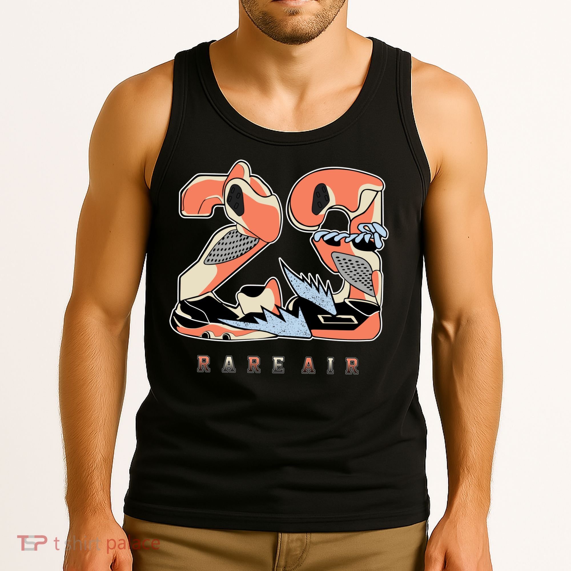 23 Rare Air Crimson Bliss 5s Matching Tank Top
