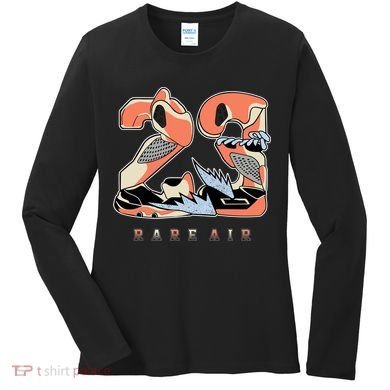 23 Rare Air Crimson Bliss 5s Matching Women's Long Sleeve Shirt