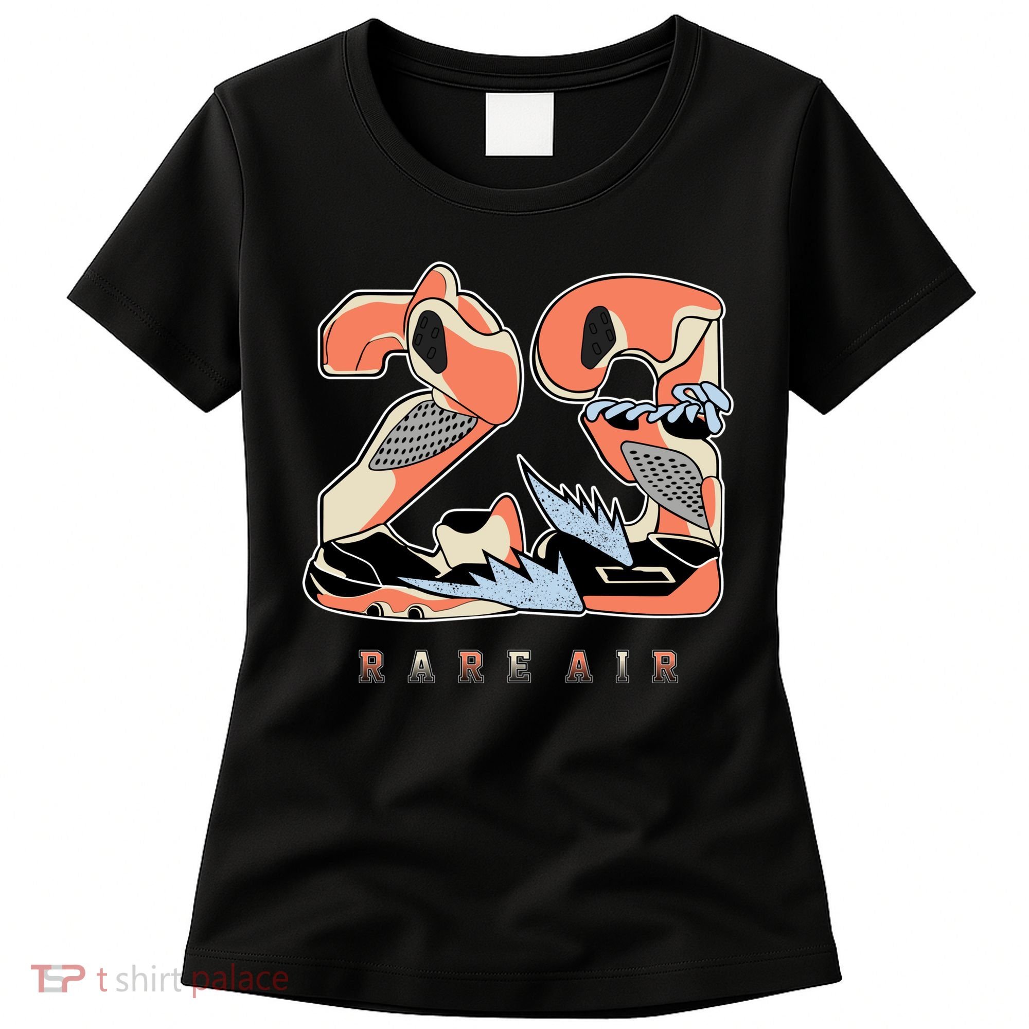 23 Rare Air Crimson Bliss 5s Matching Women's T-Shirt