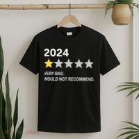 2024 Rating Very Bad Would Not Recommend One Star Rating T-Shirt thumb 2