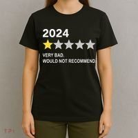 2024 Rating Very Bad Would Not Recommend One Star Rating T-Shirt thumb 4