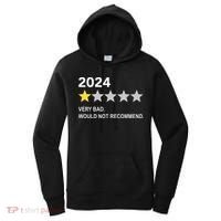 2024 Rating Very Bad Would Not Recommend One Star Rating Women's Hoodie thumb 0