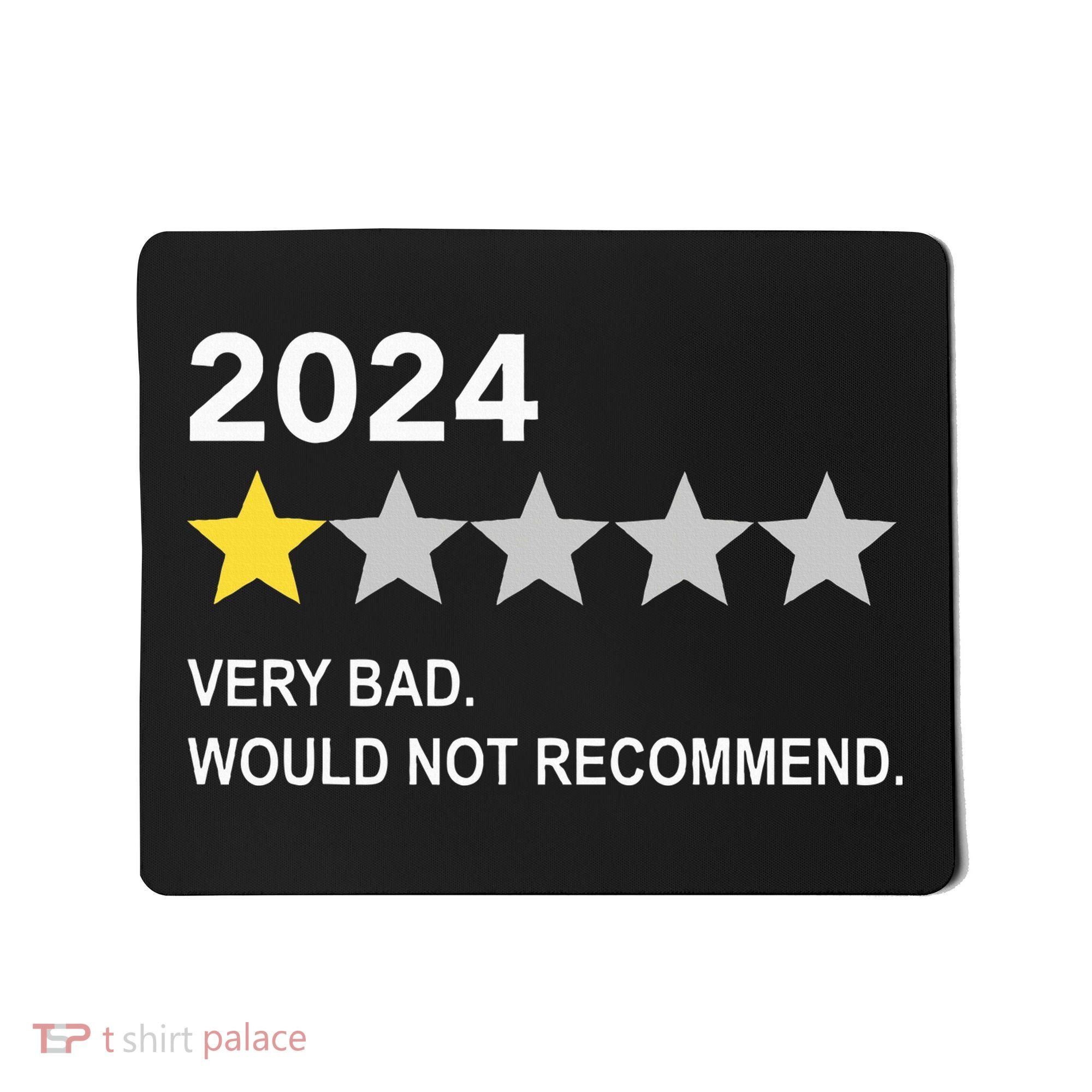2024 Rating Very Bad Would Not Recommend One Star Rating Mousepad