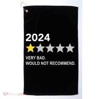 2024 Rating Very Bad Would Not Recommend One Star Rating Golf Towel thumb 0