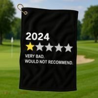 2024 Rating Very Bad Would Not Recommend One Star Rating Golf Towel thumb 1