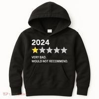 2024 Rating Very Bad Would Not Recommend One Star Rating Kids Hoodie thumb 0