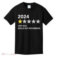 2024 Rating Very Bad Would Not Recommend One Star Rating Kids T-Shirt thumb 0