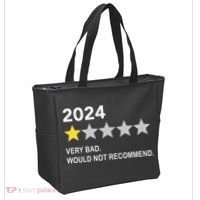 2024 Rating Very Bad Would Not Recommend One Star Rating Tote Bag thumb 2