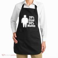20 Stud 80 Muffin Funny Apron thumb 2