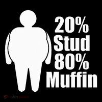 20 Stud 80 Muffin Funny Sweatshirt thumb 3