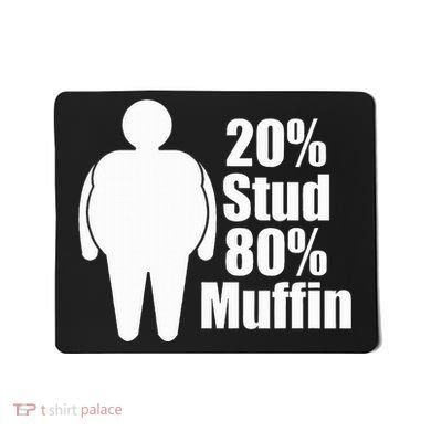 20 Stud 80 Muffin Funny Mousepad