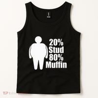 20 Stud 80 Muffin Funny Tank Top thumb 2