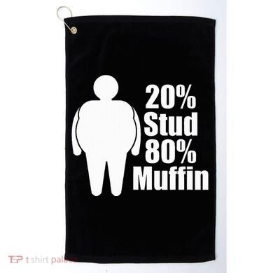 20 Stud 80 Muffin Funny Golf Towel