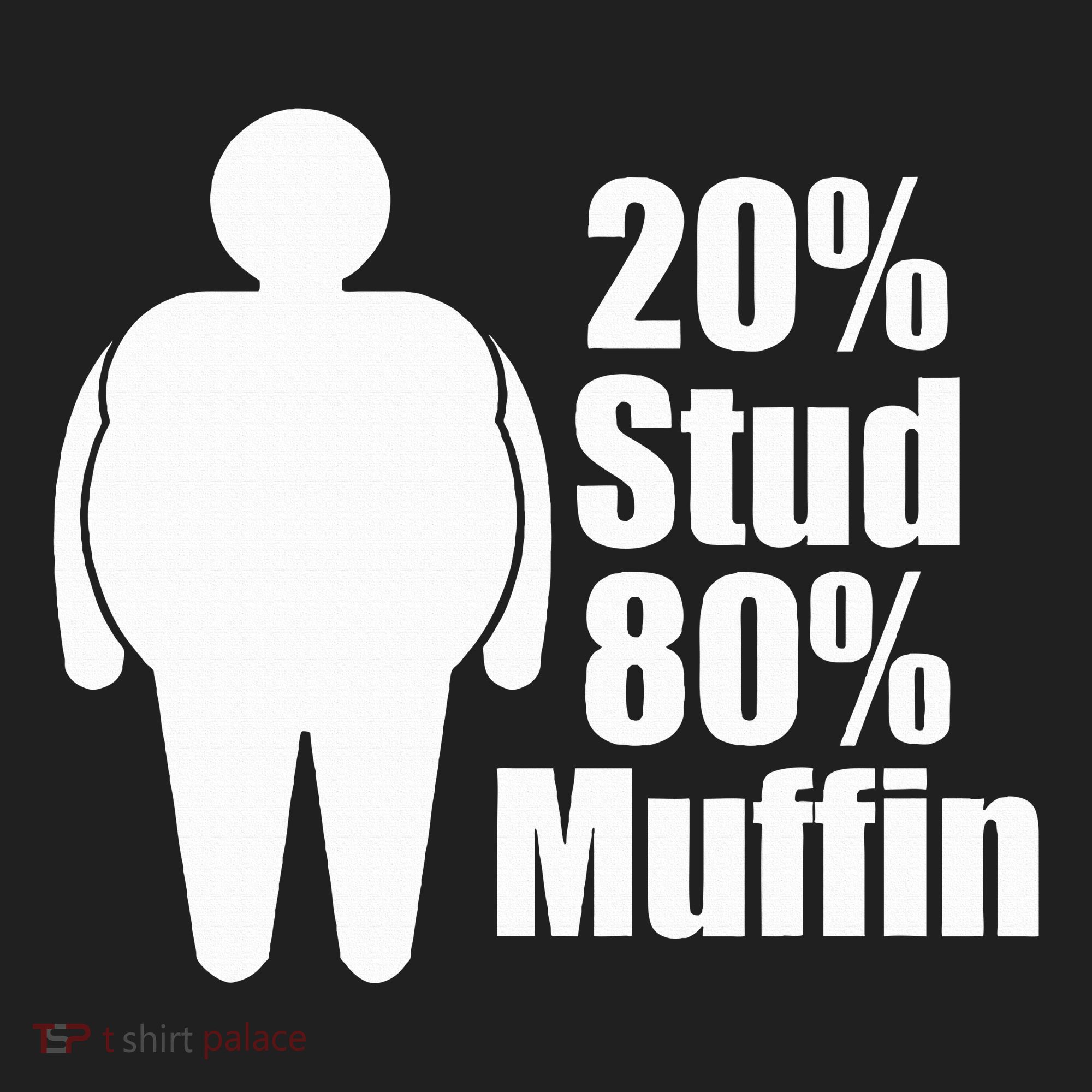 20 Stud 80 Muffin Funny Golf Towel