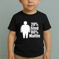 20 Stud 80 Muffin Funny Toddler T-Shirt thumb 2