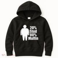 20 Stud 80 Muffin Funny Kids Hoodie thumb 0