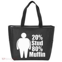 20 Stud 80 Muffin Funny Tote Bag thumb 0