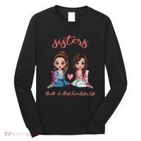 2 Sisters Anime Chibi Built In Best Friends For Life Long Sleeve Shirt thumb 0
