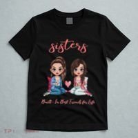 2 Sisters Anime Chibi Built In Best Friends For Life T-Shirt thumb 5