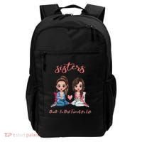 2 Sisters Anime Chibi Built In Best Friends For Life Backpack thumb 0
