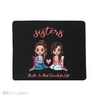 2 Sisters Anime Chibi Built In Best Friends For Life Mousepad thumb 0