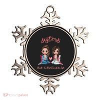 2 Sisters Anime Chibi Built In Best Friends For Life Ornament thumb 0