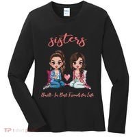 2 Sisters Anime Chibi Built In Best Friends For Life Women's Long Sleeve Shirt thumb 0