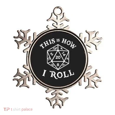 20 Sided Dice This Is How I Roll Ornament