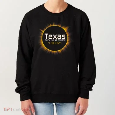 2024 Solar Eclipse Texas Usa Women's Sweatshirt