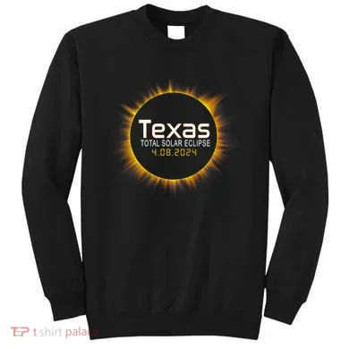2024 Solar Eclipse Texas Usa Sweatshirt