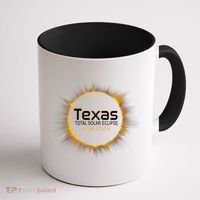 2024 Solar Eclipse Texas Usa Coffee Mug thumb 1