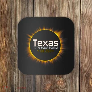 2024 Solar Eclipse Texas Usa Coaster