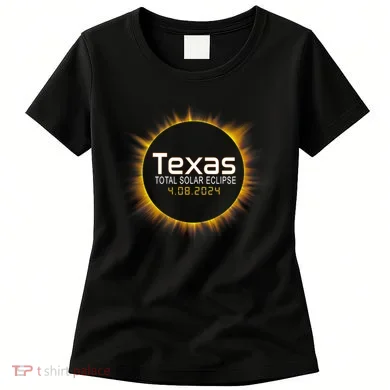 2024 Solar Eclipse Texas Usa Women's T-Shirt