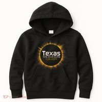 2024 Solar Eclipse Texas Usa Kids Hoodie thumb 0