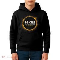 2024 Solar Eclipse Texas Usa Kids Hoodie thumb 4