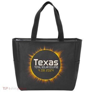 2024 Solar Eclipse Texas Usa Tote Bag