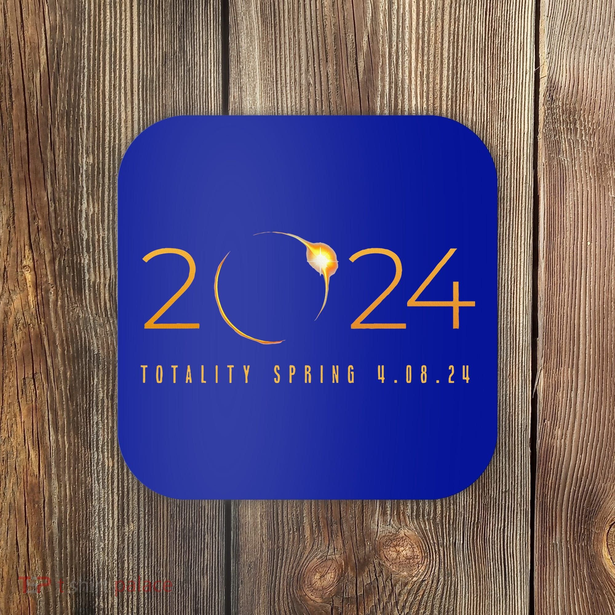 2024 Solar Eclipse American Totality Spring 4.08.24 Coaster