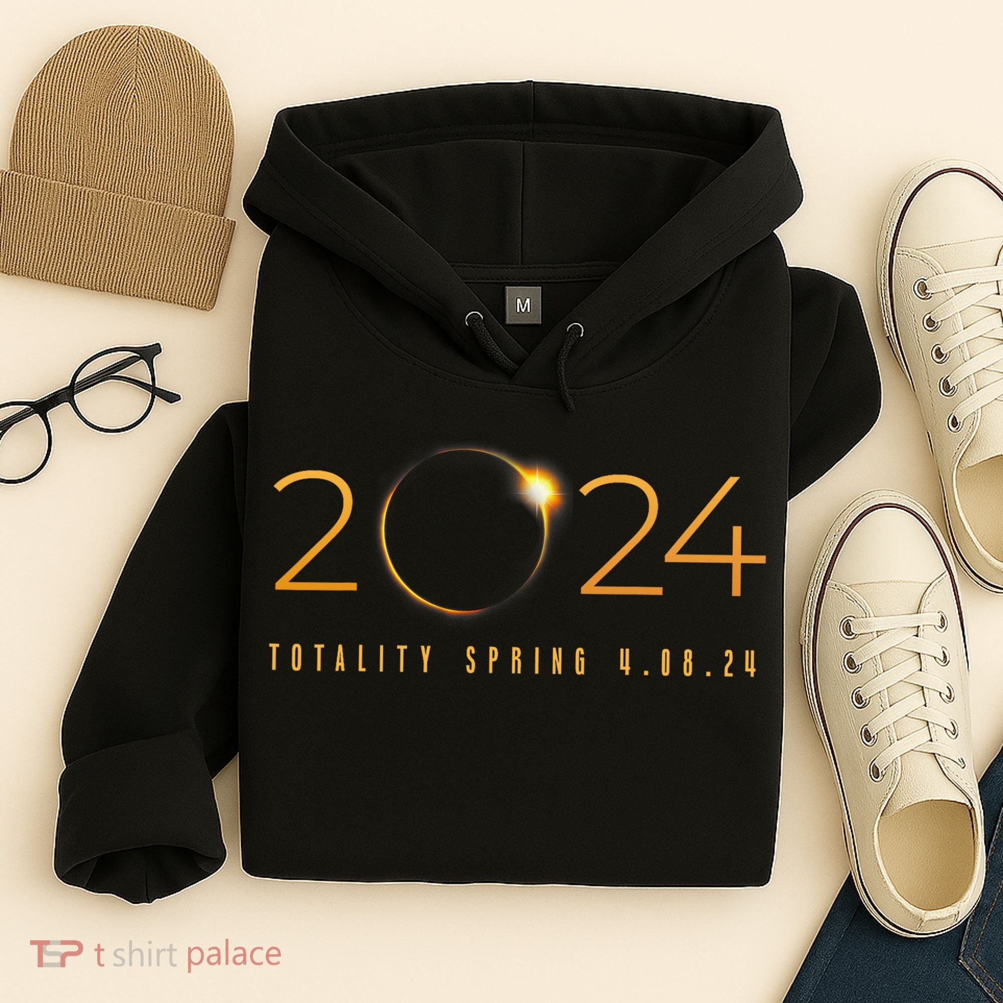 2024 Solar Eclipse American Totality Spring 4.08.24 Hoodie