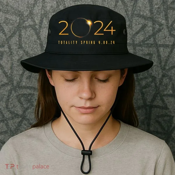 2024 Solar Eclipse American Totality Spring 4.08.24 Bucket Hat
