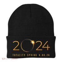 2024 Solar Eclipse American Totality Spring 4.08.24 Beanie thumb 0