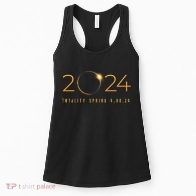 2024 Solar Eclipse American Totality Spring 4.08.24 Women's Tank Top