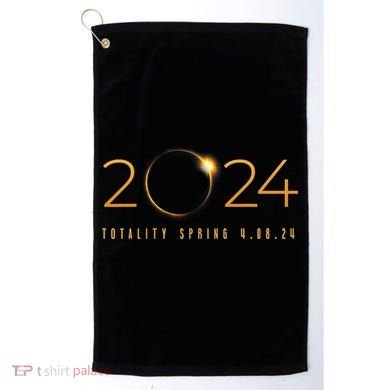 2024 Solar Eclipse American Totality Spring 4.08.24 Golf Towel