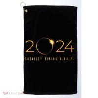 2024 Solar Eclipse American Totality Spring 4.08.24 Golf Towel thumb 0